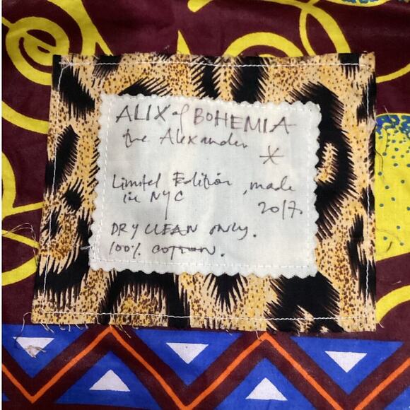 Alix Of Bohemia The Alexander Open Front Jacket  Black Multicolor Size Small - Picture 11 of 12